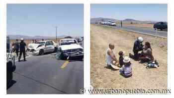 Cinco heridos deja choque en carretera federal Calpulalpan-Apan. - Urbano | Noticias Mexico - Urbano Puebla