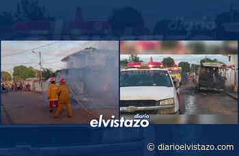 Microbús de la ruta Malaver - Santa Elena se incendió este viernes - Diario El Vistazo
