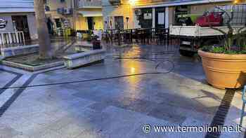 Strade pulite e sanificate: Rieco al lavoro al centro e al Borgo - Termoli Online