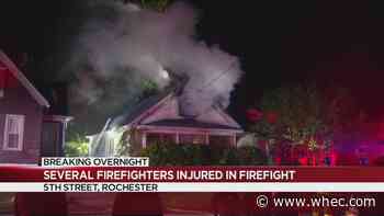 Several firefighters injured in 5th Street fire