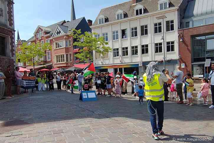 Oxfam steunt Palestijnen met stiltecirkel