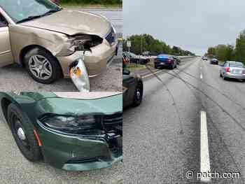 Alton Woman Cited After Crashing Into State Trooper Cruiser In Concord - Concord, NH Patch