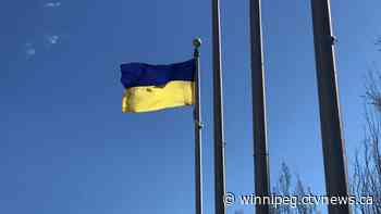 Ukraine: Brandon raises flag of country at city hall - CTV News Winnipeg