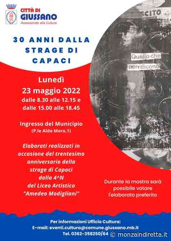Giussano, una mostra per il 30° anniversario della strage di Capaci - Monza in Diretta