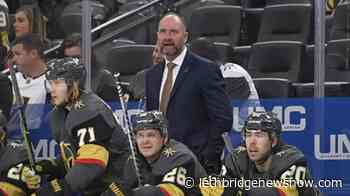 Golden Knights fire Peter DeBoer after missing playoffs - Lethbridge News Now