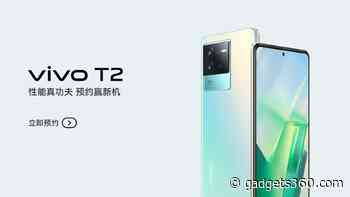 Vivo T2 Listed on Company’s China Website, JD.com; Tipped to Launch on May 23