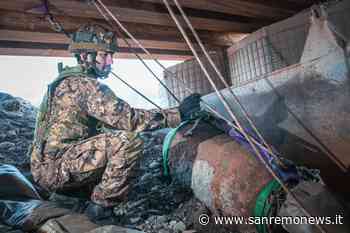 Ecco come è stata disinnescata la bomba dagli artificieri dell'Esercito (foto) - SanremoNews.it