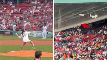 Steve Aoki Throws Horrible First Pitch At Red Sox Game, Worst Ever?