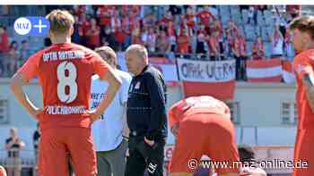 So will sich der FSV Optik Rathenow nach dem Abstieg aufstellen - Märkische Allgemeine Zeitung