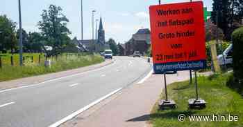 Nieuwe fietspaden langs de Geraardsbergsesteenweg in Melle - Het Laatste Nieuws