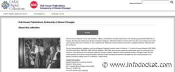 Chicago: “Online Library Collection Celebrates Hull-House on Anniversary of Founder's Death” - LJ INFOdocket