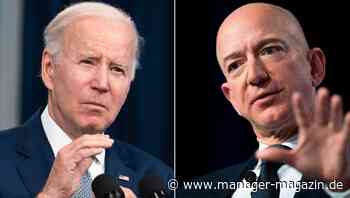 Amazon-Gründer Jeff Bezos gegen US-Präsident Joe Biden: Streit über Inflation und Steuern auf Twitter