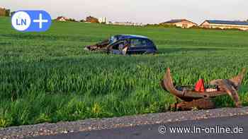 Unfall auf Fehmarn: Auto überschlägt sich und fliegt ins Weizenfeld - Lübecker Nachrichten
