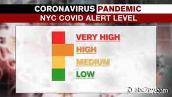 New York City elevates to 'high' coronavirus alert level, indoor masks urged - WABC-TV