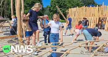 Halve Maan Diest opent nieuwe speeltuin: de Ravotburcht - VRT NWS
