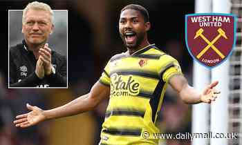 West Ham set to make £20m bid for Emmanuel Dennis as relegated Watford struggle to keep players