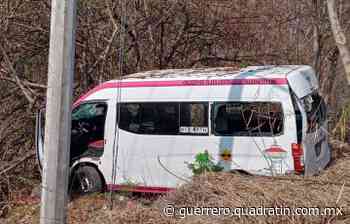 Transportista se sale de bulevar y choca contra árboles en Zihuatanejo - Quadratin Guerrero
