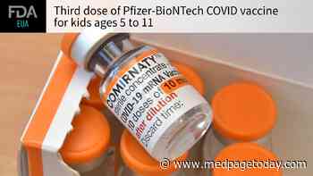 FDA Authorizes COVID Booster for Younger Kids