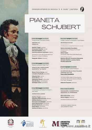 Progetto "Pianeta Schubert": 5 concerti e una giornata di studi a Matera - Sassilive.it