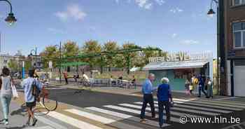 Spiegelfrituur op komst aan metrohalte Pannenhuis | Brussel | hln.be - Het Laatste Nieuws