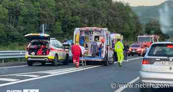 Incidente sulla Rieti-Terni: ci sono feriti - Rieti Life