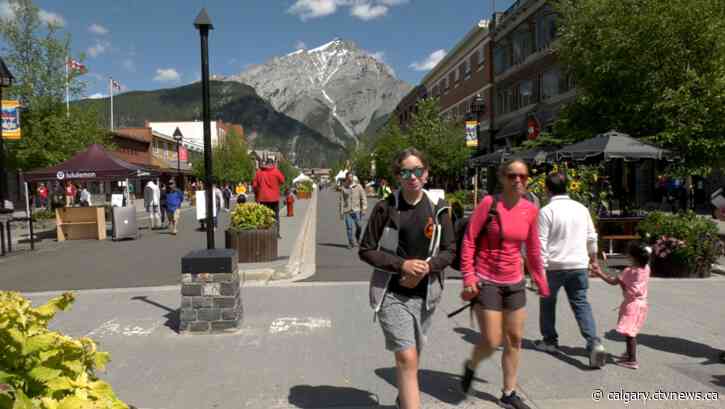 Busiest stretch of Banff Avenue closed to vehicles for the summer