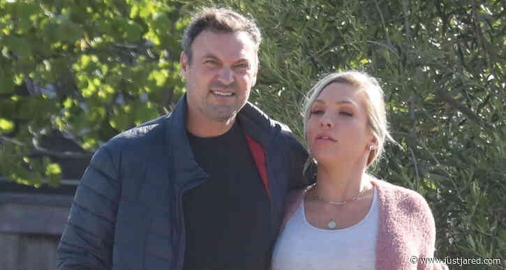 Brian Austin Green's Pregnant Girlfriend Sharna Burgess Shows Off Bare Baby Bump While Out in Malibu