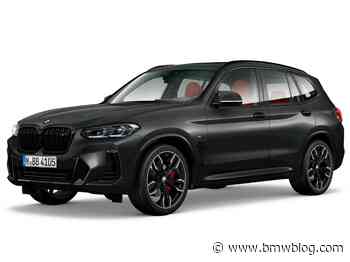 BMW X3 M40i M Sport Edition Unveiled With Frozen Deep Gray Paint - BMWBLOG