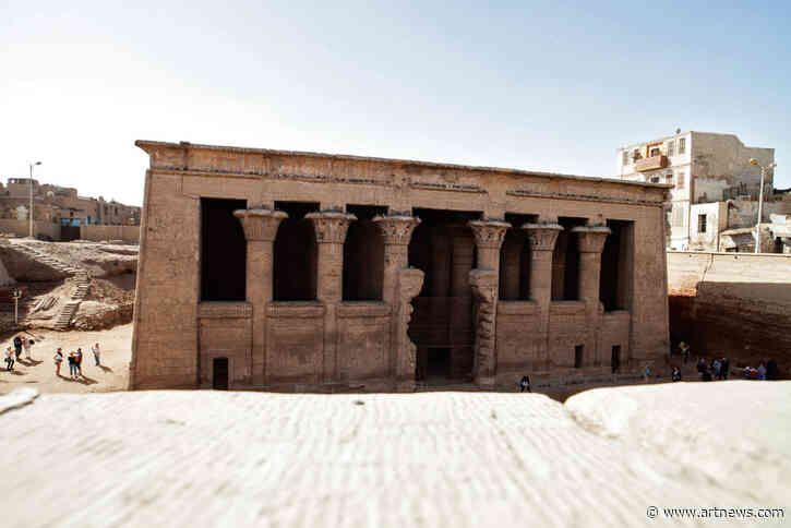 Ancient Reliefs and Engravings Discovered During Restoration in Egypt’s Temple of Esna in Luxor