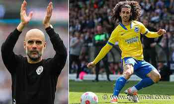 Manchester City to make £30million swoop for Brighton left back Marc Cucurella this summer