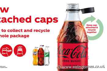 Coca-Cola introduces attached caps to cut litter and boost recycling - Ealing Times