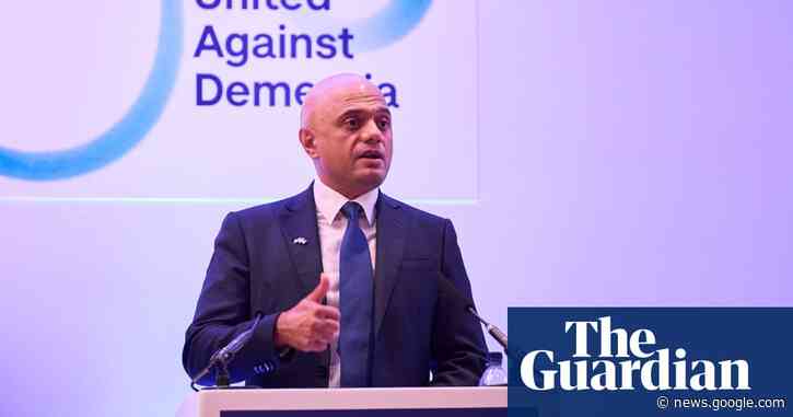 Sajid Javid told dementia patients ‘need change now’ as 10-year plan launched - The Guardian