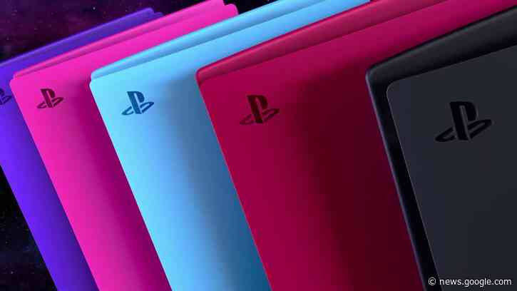 PS5 Console Covers in Blue, Pink, and Purple Release Next Month - Push Square