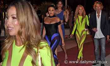 Lisa Hochstein wears neon catsuit to party with Michael Bay and Larsa Pippen before split bombshell - Daily Mail