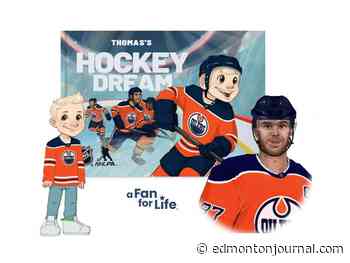 Art imitates life: Alberta publisher expects run on personalized Oilers children's books