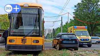 Dresden: Pkw stößt mit Straßenbahn auf der Stübelallee zusammen - Dresdner Neueste Nachrichten