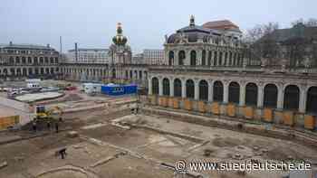 Denkmäler - Dresden - Grabung und Baustelle: Zwinger ohne Orangenbäumchen - Kultur - Süddeutsche Zeitung - SZ.de