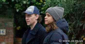 Tom Hiddleston's 'fiancée' Zawe Ashton's huge engagement ring seen as pair go on walk - OK! magazine