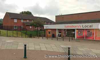 Crime scene officers remain on scene at Sainsbury's after early morning robbery - The Northern Echo