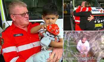 AJ's family reunited with SES volunteer who rescued the toddler found alive in NSW Hunter Valley