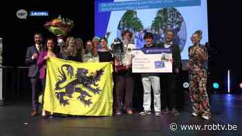 6 leerlingen van Sint-Pieterscollege in Leuven winnen award 'Beste mini-onderneming van het jaar' - ROB-tv