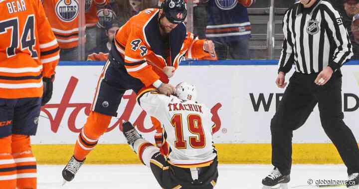 Edmonton Oilers’ grinding forwards set to dig in against Flames - Global News