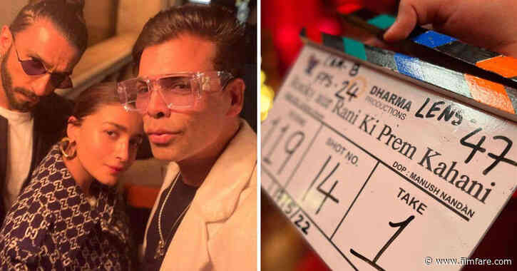 Karan Johar shares a glimpse of Rocky Aur Rani Ki Prem Kahanis shoot on Day 96