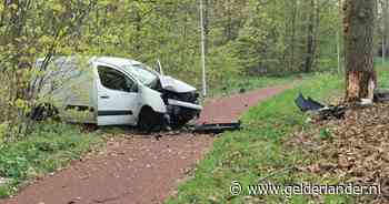 Bestelwagen knalt tegen boom in Wageningen: twee personen gewond - De Gelderlander
