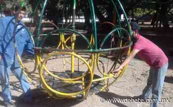 Rehabilitan juegos, bancas y fuentes del parque de La Pérgola en Los Mochis, Sinaloa - Debate