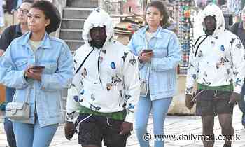 Kevin Hart spends some quality time with his wife Eniko as the couple go for stroll in Venice - Daily Mail