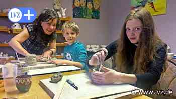 Töpfern für Anfänger in Oschatz: Jonas und Lea aus Wurzen nutzen kreatives Angebot - Leipziger Volkszeitung