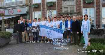 U21 KFC Lichtervelde gehuldigd op gemeentehuis | Lichtervelde - Het Laatste Nieuws