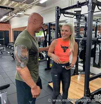 Lindsey Vonn Hits the Gym With Dwayne the Rock Johnson and Olympian Bella Wright for the Latest Project Rock Commercial - EssentiallySports