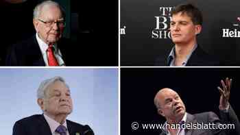 Anlagestrategie: Auf diese fünf Aktien aus der zweiten Reihe setzen Börsengurus wie Buffett, Burry und Soros